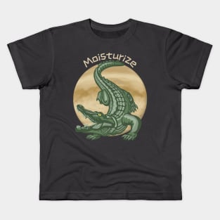 Crocodile Reminds Us To Moisturize Kids T-Shirt